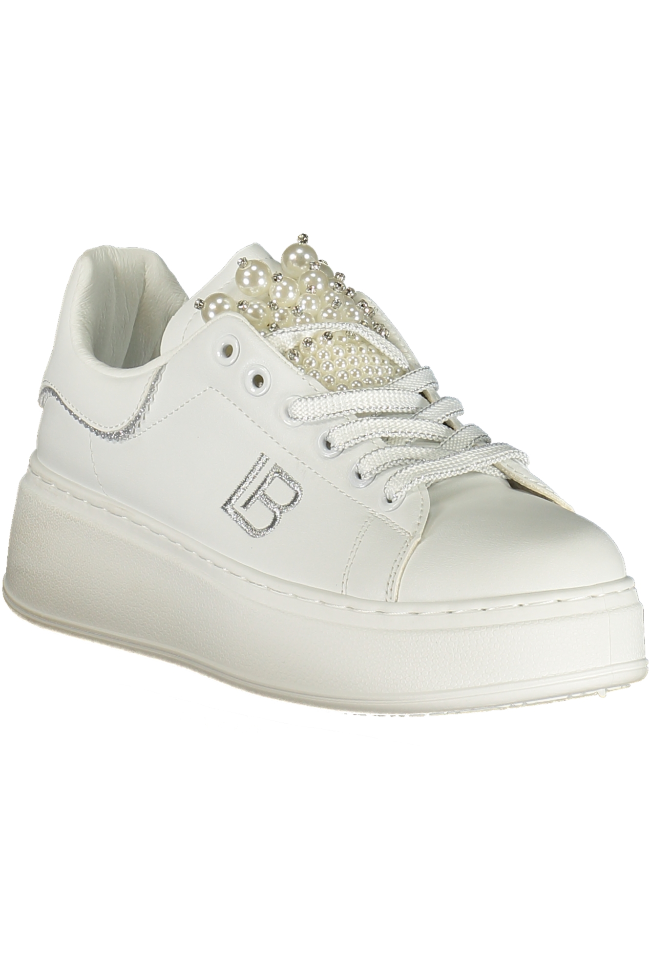 LAURA BIAGIOTTI WOMEN'S WHITE SPORTS SHOES LAURA BIAGIOTTI WOMEN'S WHITE SPORTS SHOES - Image 2