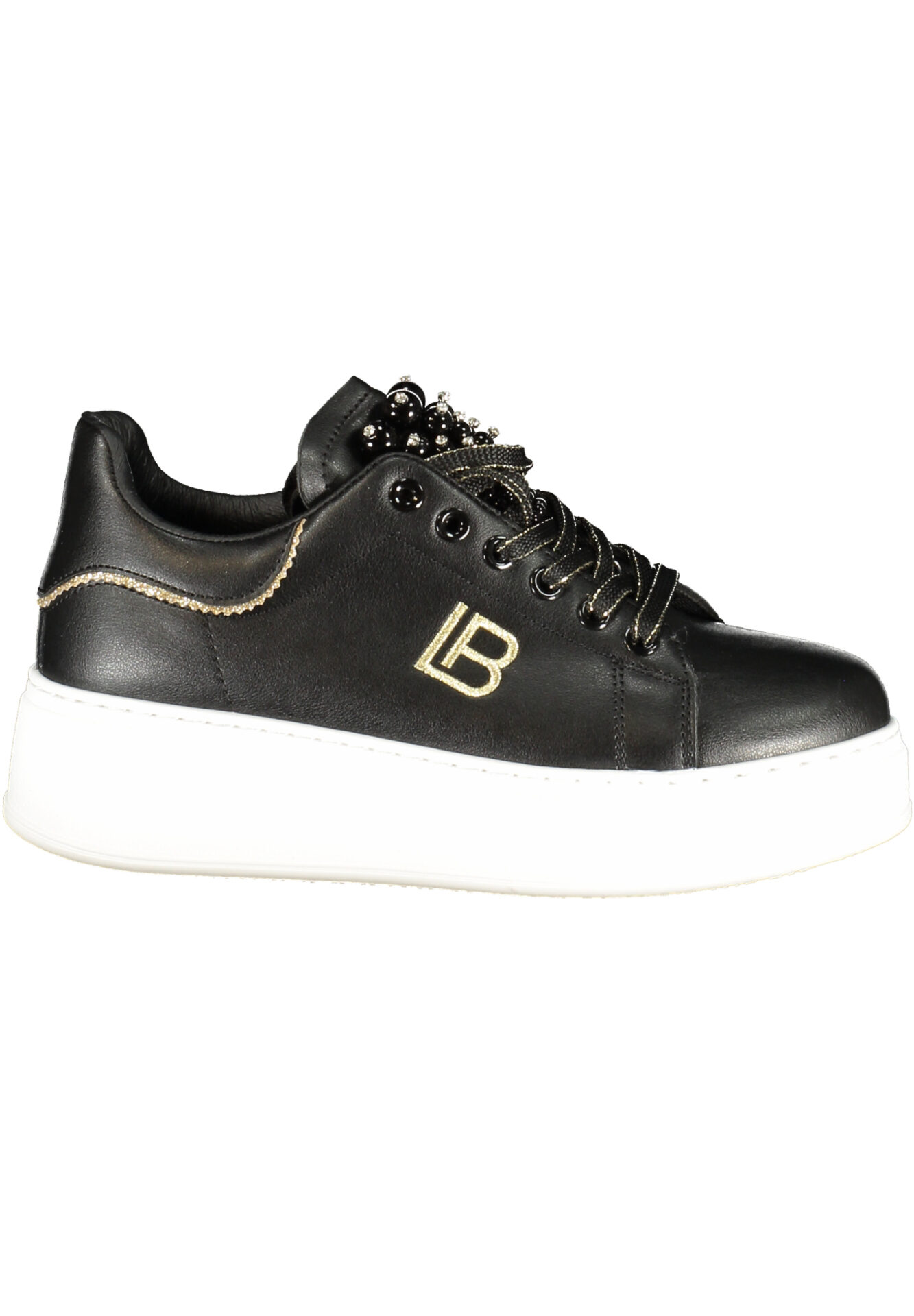 LAURA BIAGIOTTI WOMEN'S BLACK SPORTS SHOES