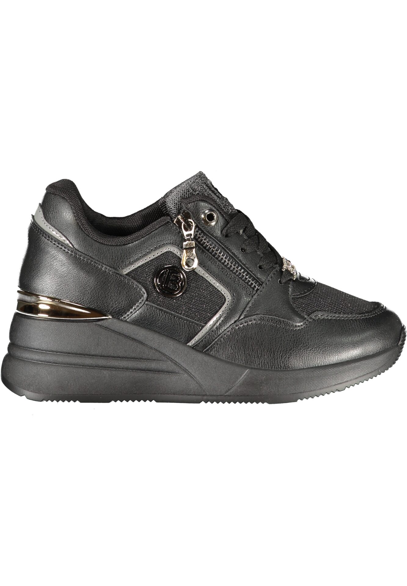 LAURA BIAGIOTTI WOMEN'S BLACK SPORTS SHOES