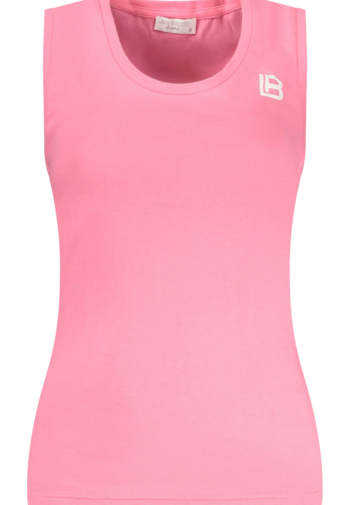 LAURA BIAGIOTTI WOMEN'S PINK EXTERNAL TANK TOP