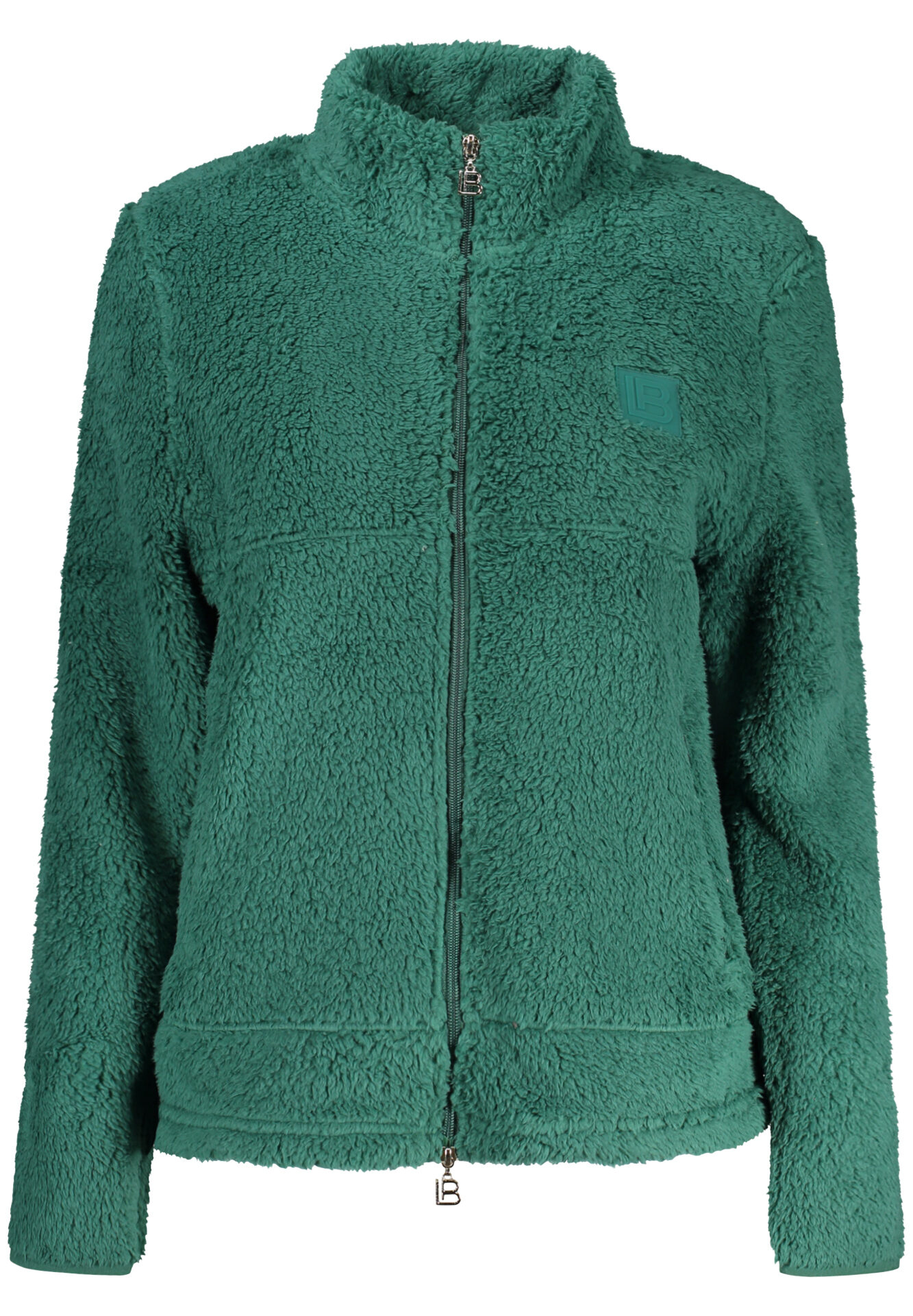 LAURA BIAGIOTTI WOMEN'S BROWN ZIP-UP SWEATSHIRT