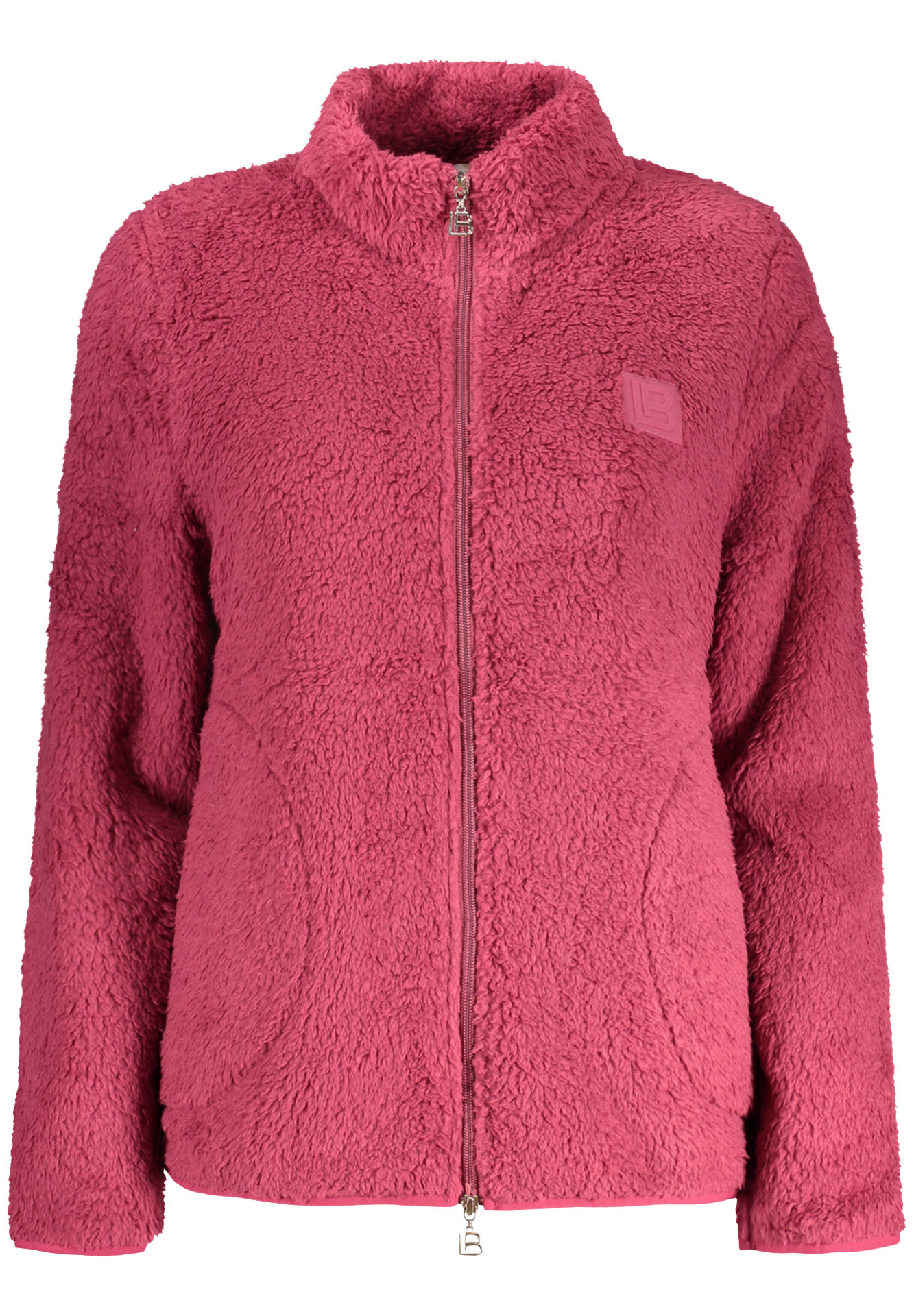LAURA BIAGIOTTI WOMEN'S PURPLE ZIP-UP SWEATSHIRT