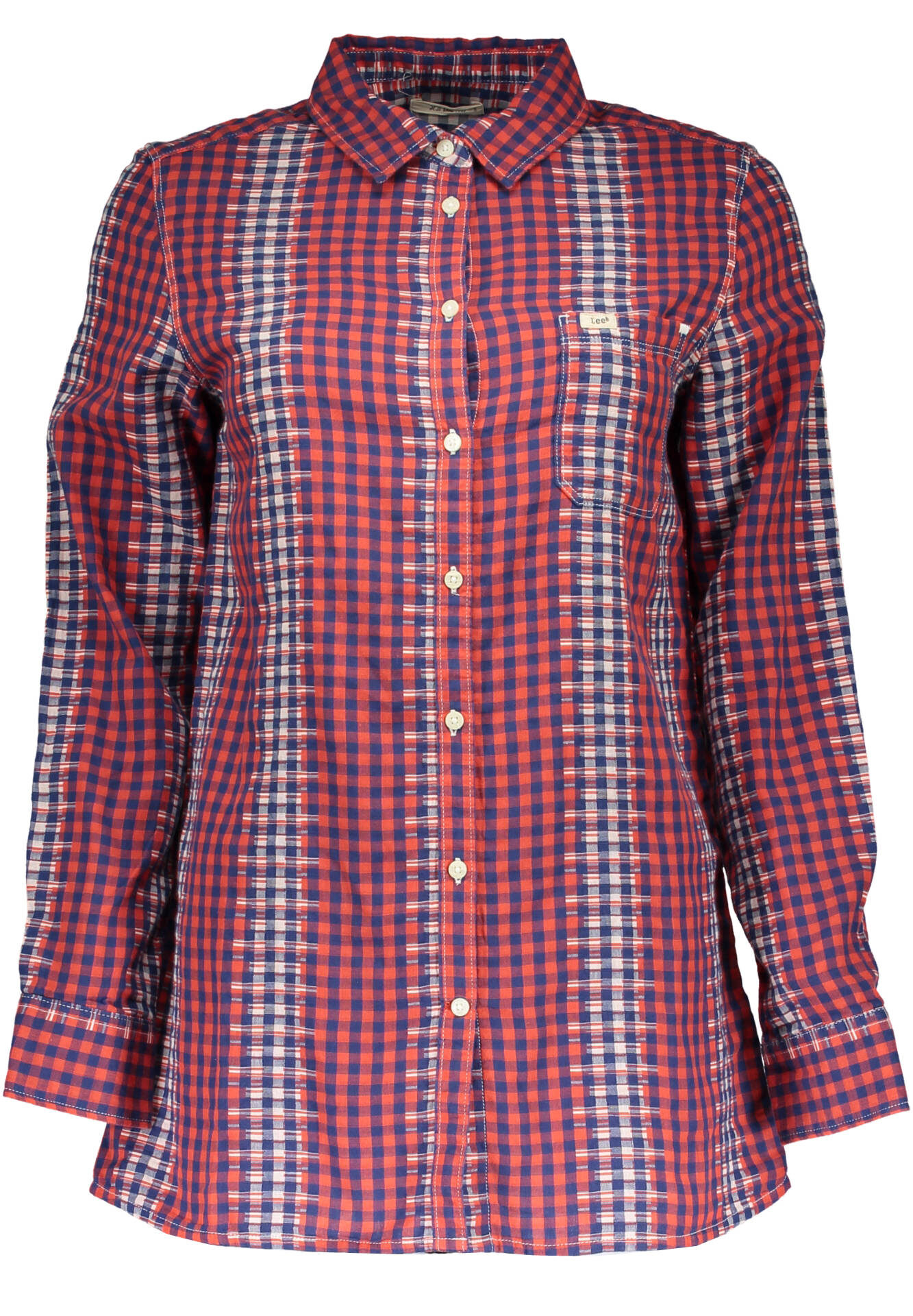 LEE MEN'S RED LONG SLEEVE SHIRT