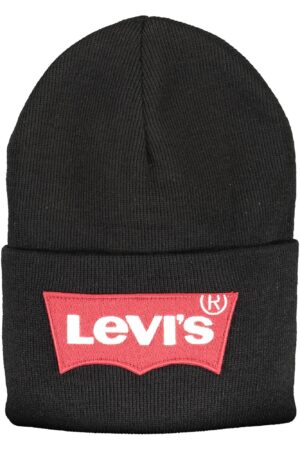 LEVI'S JUODA VYRIŠKA ŽIEMINĖ KEPURĖ (BEANIE)