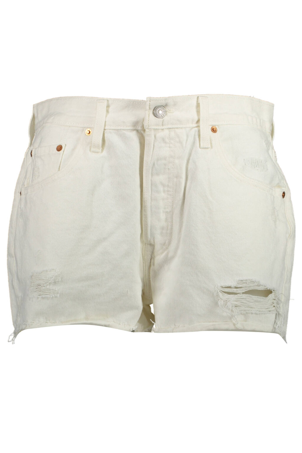 LEVI'S balti moteriški džinsiniai šortai