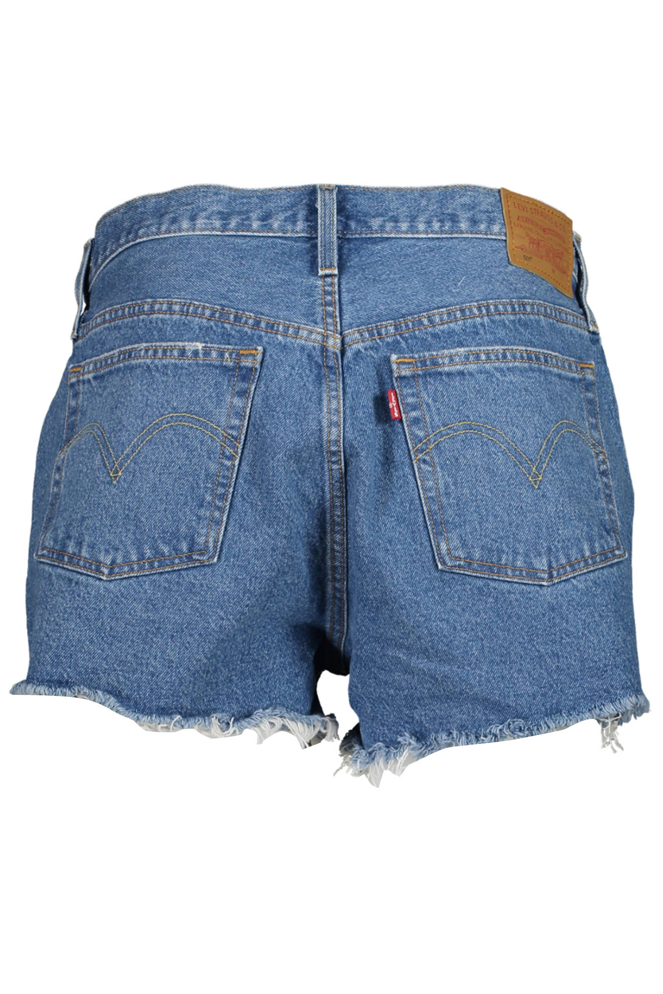LEVI'S mėlyni moteriški džinsiniai šortai LEVI'S mėlyni moteriški džinsiniai šortai - Image 2