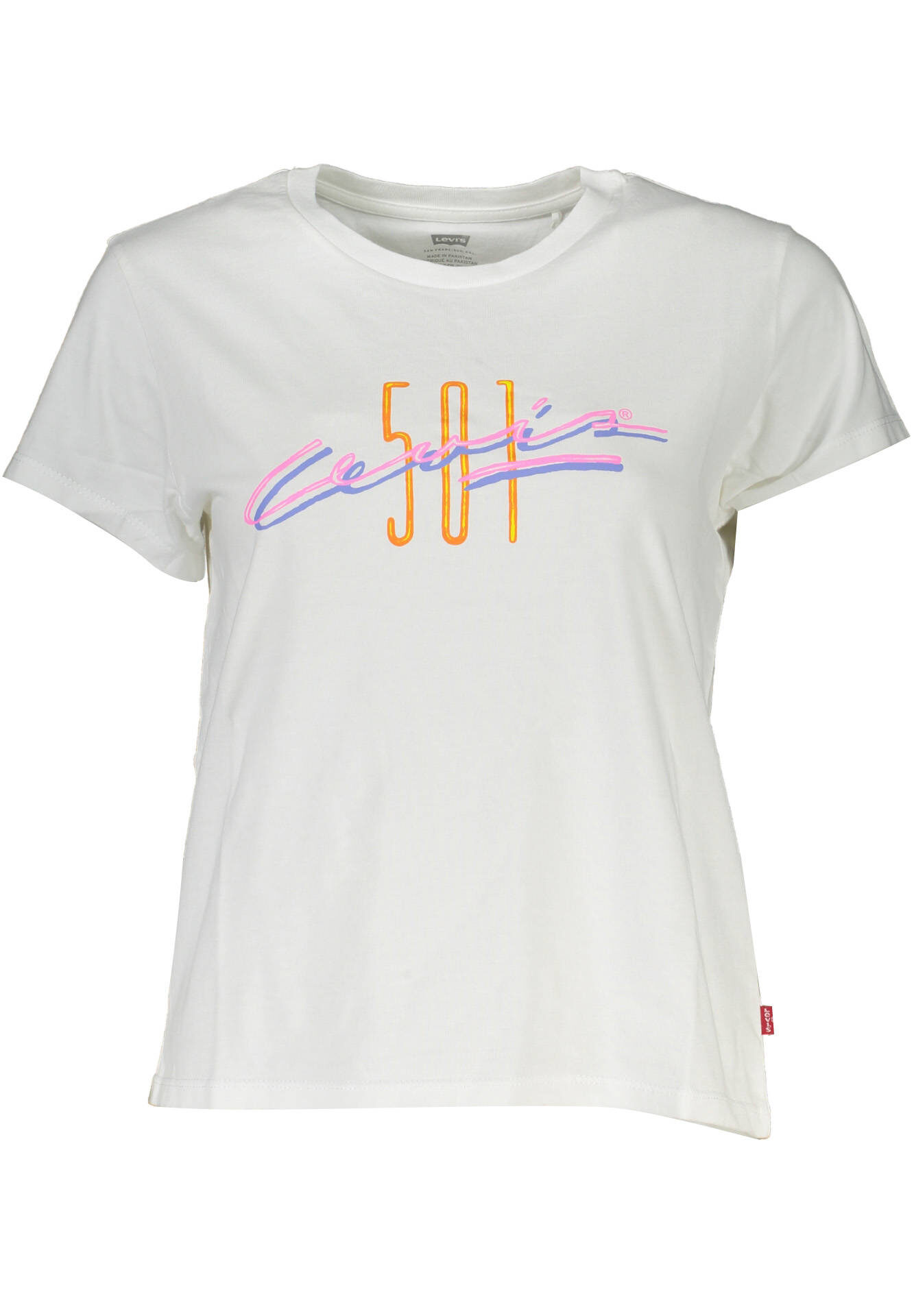 LEVI'S SHORT SLEEVE T-SHIRT WOMEN WHITE