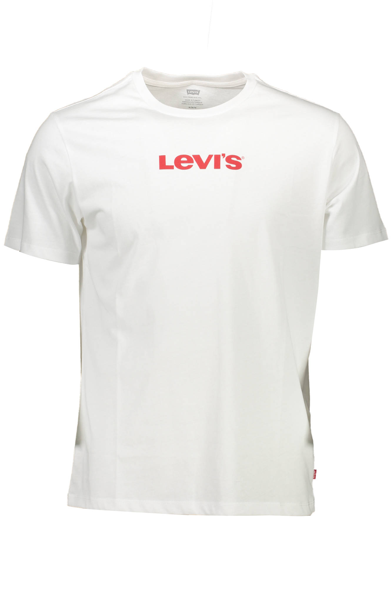 LEVI'S vyriški marškinėliai trumpomis rankovėmis, balti LEVI'S vyriški marškinėliai trumpomis rankovėmis, balti