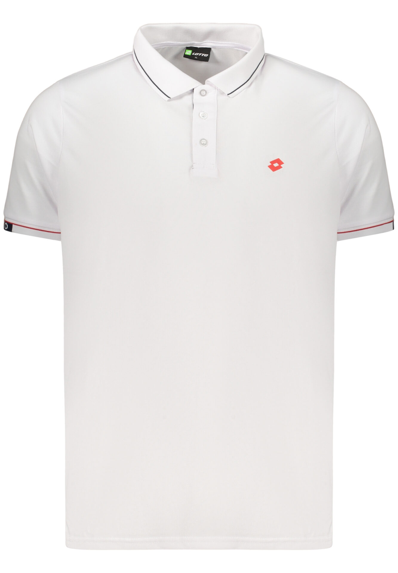 LOTTO MEN'S SHORT-SLEEVED POLO SHIRT WHITE