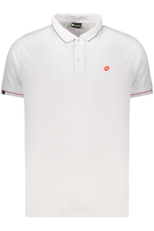 LOTTO MEN'S SHORT-SLEEVED POLO SHIRT WHITE