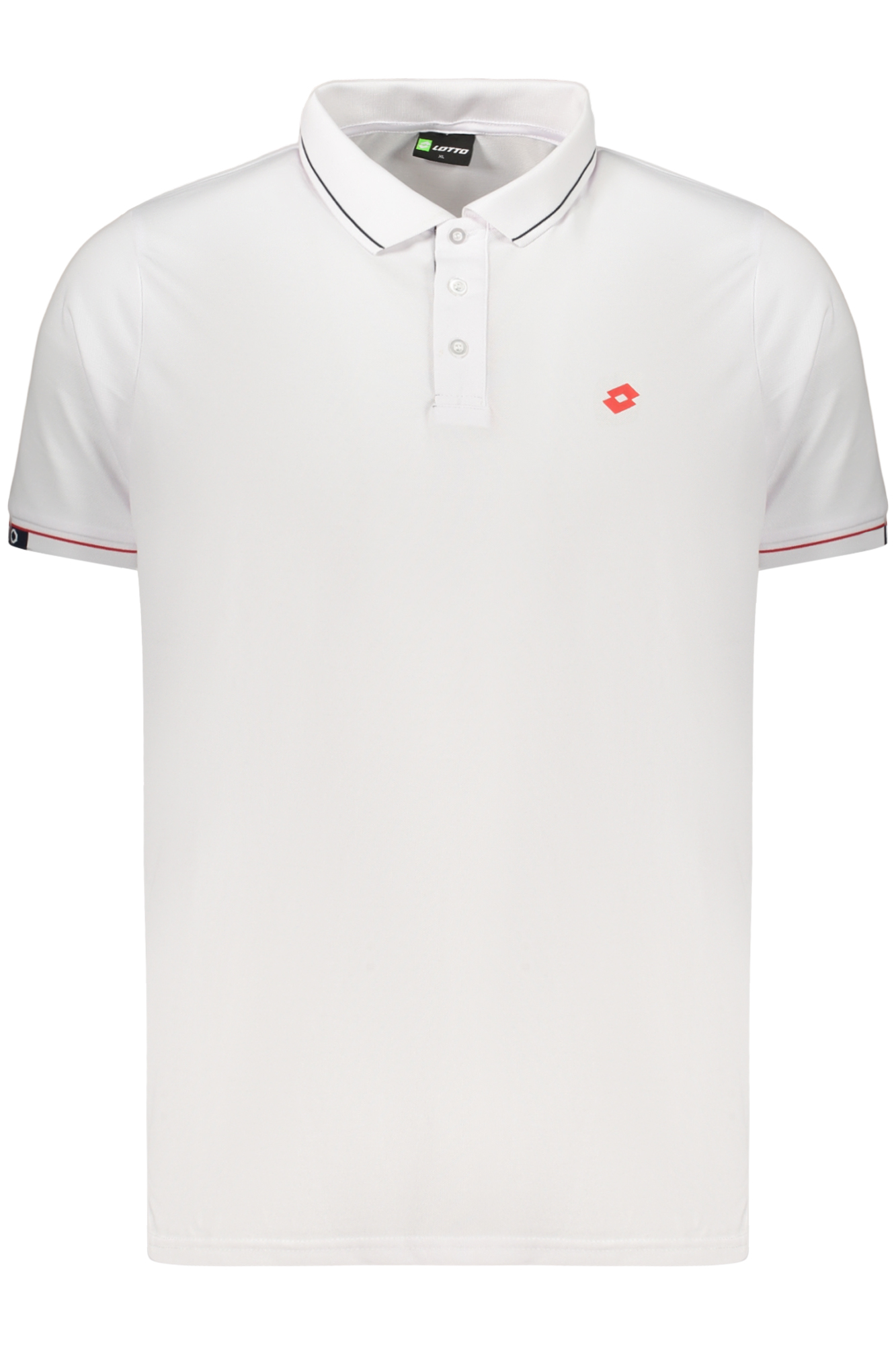 LOTTO MEN'S SHORT-SLEEVED POLO SHIRT WHITE LOTTO MEN'S SHORT-SLEEVED POLO SHIRT WHITE