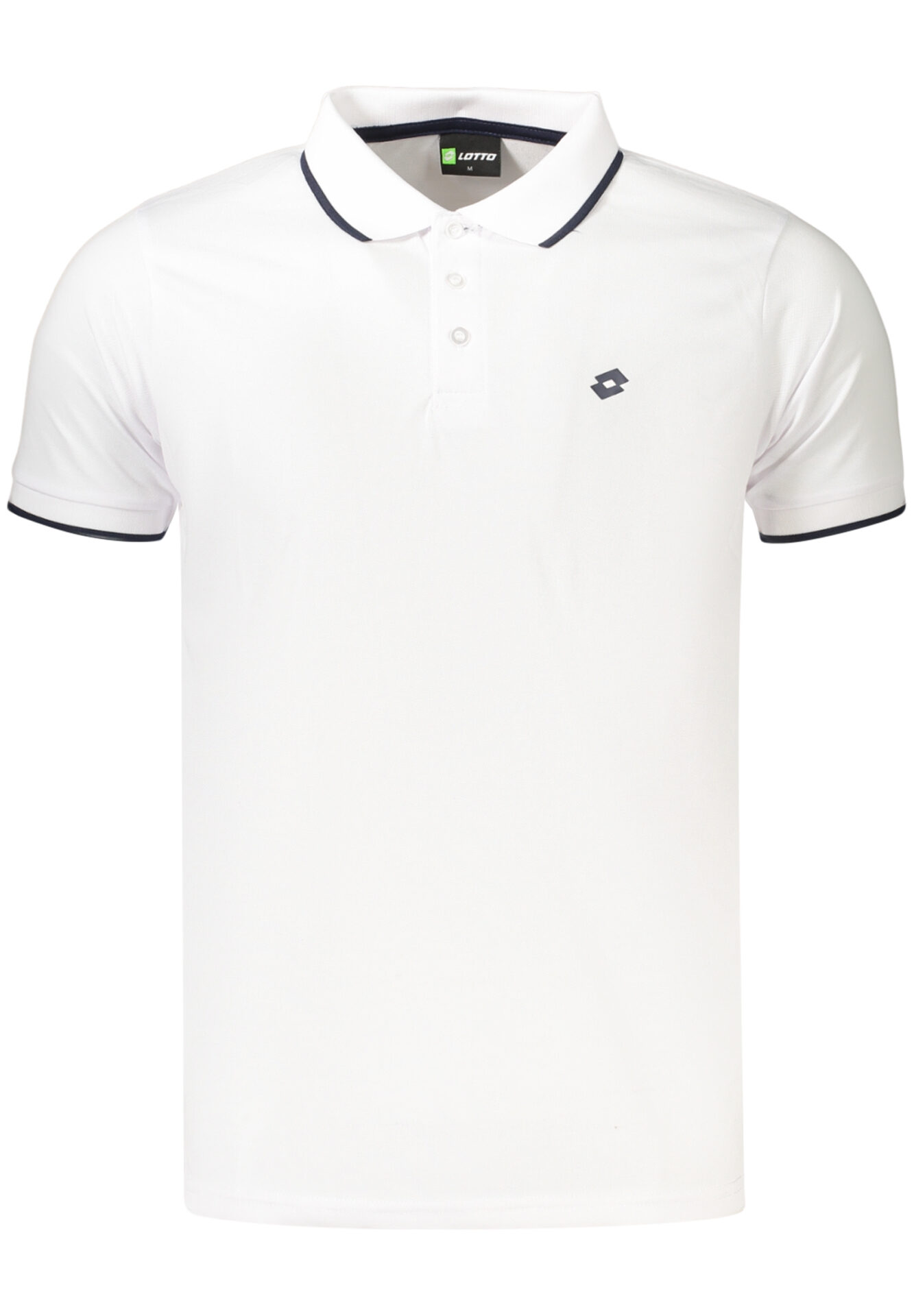 LOTTO MEN'S SHORT-SLEEVED POLO SHIRT WHITE