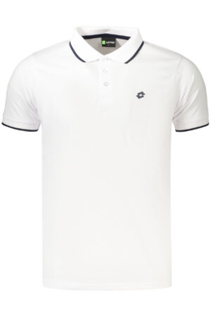 LOTTO MEN'S SHORT-SLEEVED POLO SHIRT WHITE