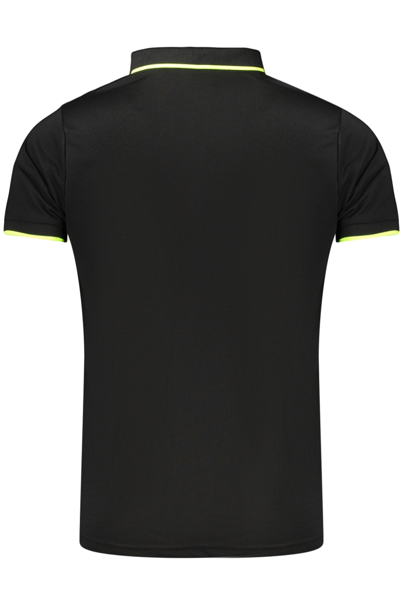 LOTTO MEN'S BLACK SHORT-SLEEVED POLO SHIRT LOTTO MEN'S BLACK SHORT-SLEEVED POLO SHIRT - Image 2