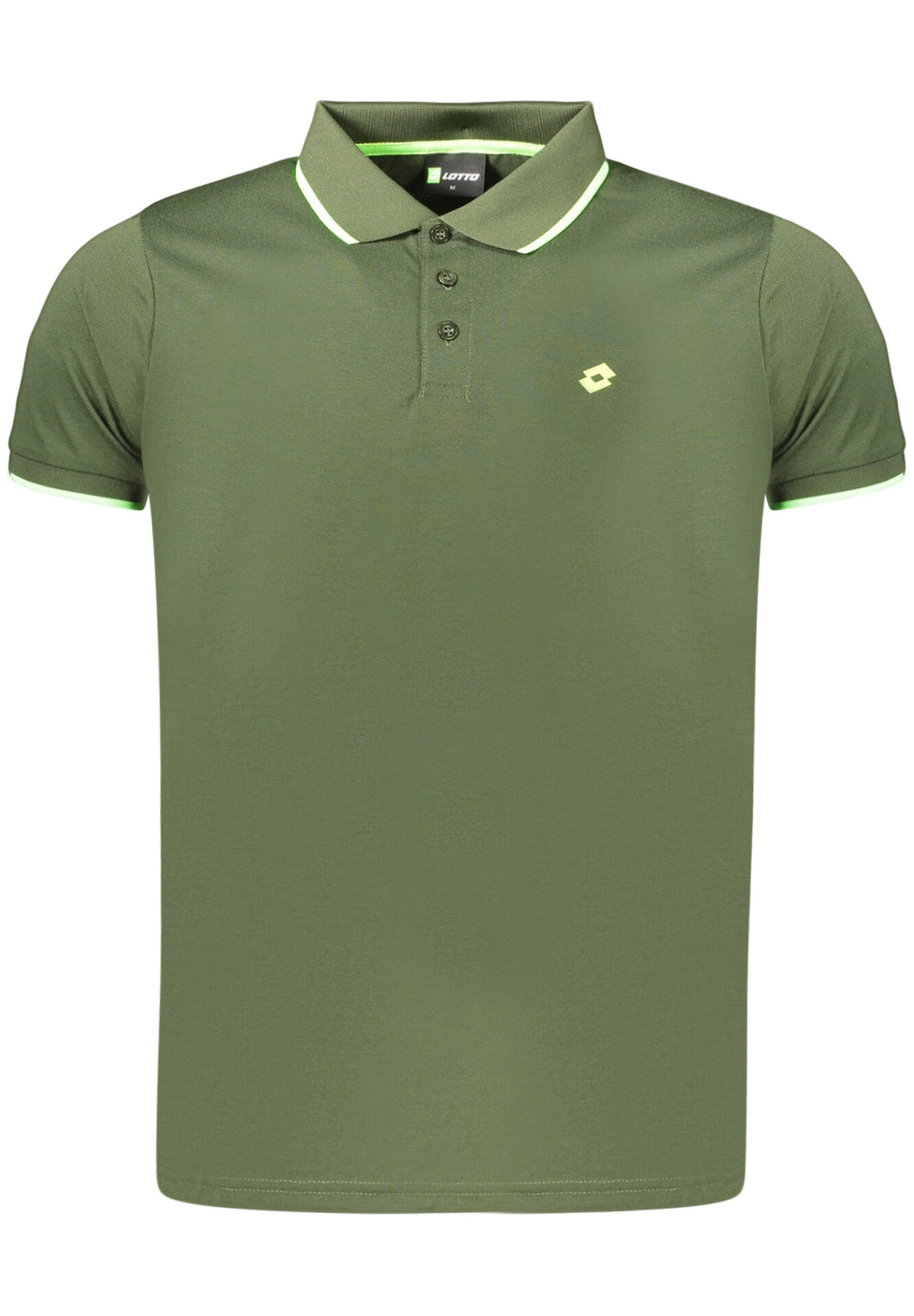 LOTTO MEN'S SHORT-SLEEVED POLO SHIRT GREEN