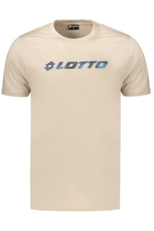 LOTTO MEN'S SHORT-SLEEVED T-SHIRT, BEIGE