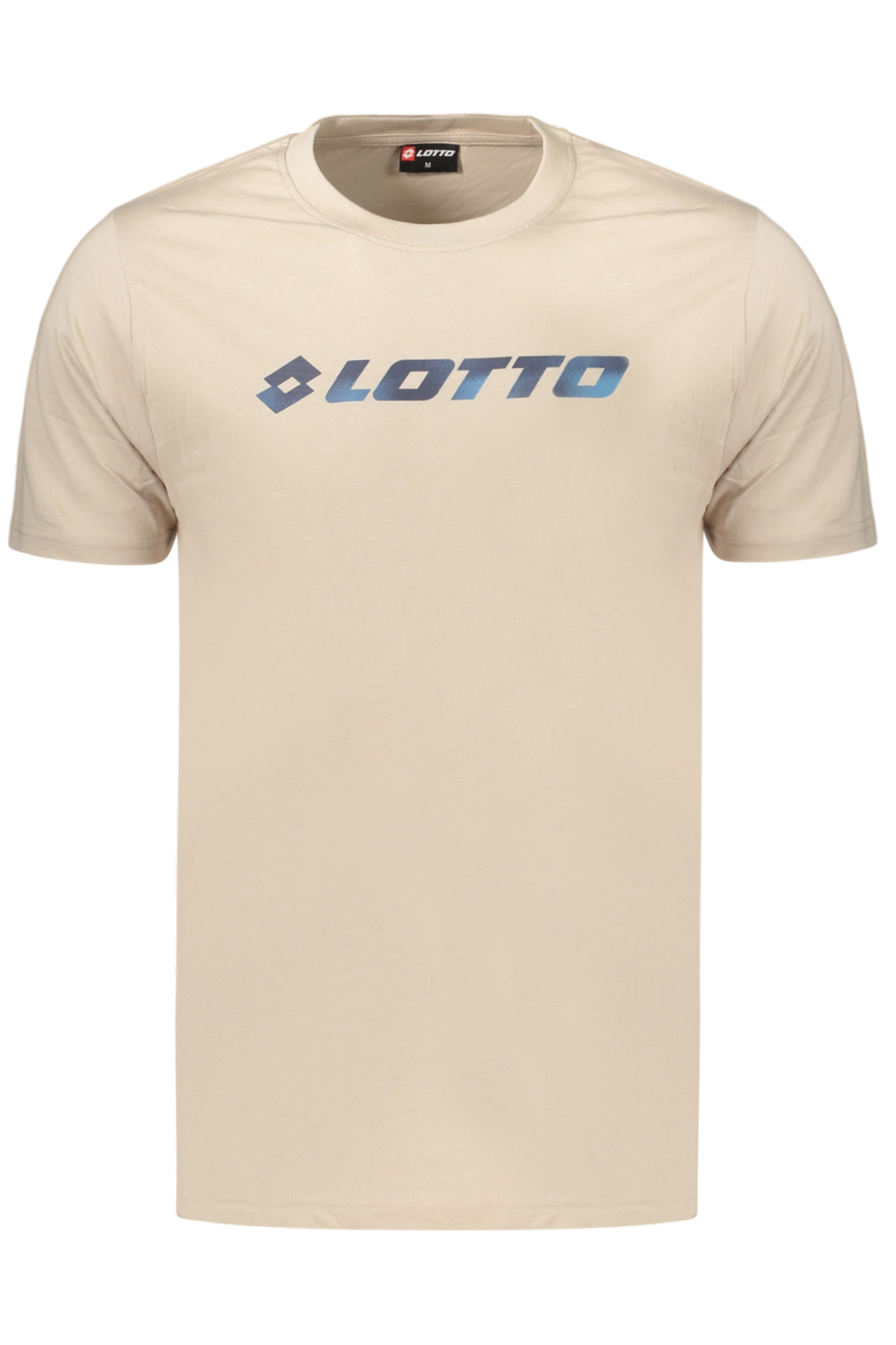 LOTTO MEN'S SHORT-SLEEVED T-SHIRT, BEIGE LOTTO MEN'S SHORT-SLEEVED T-SHIRT, BEIGE