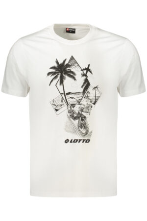 LOTTO MEN'S SHORT-SLEEVED T-SHIRT WHITE