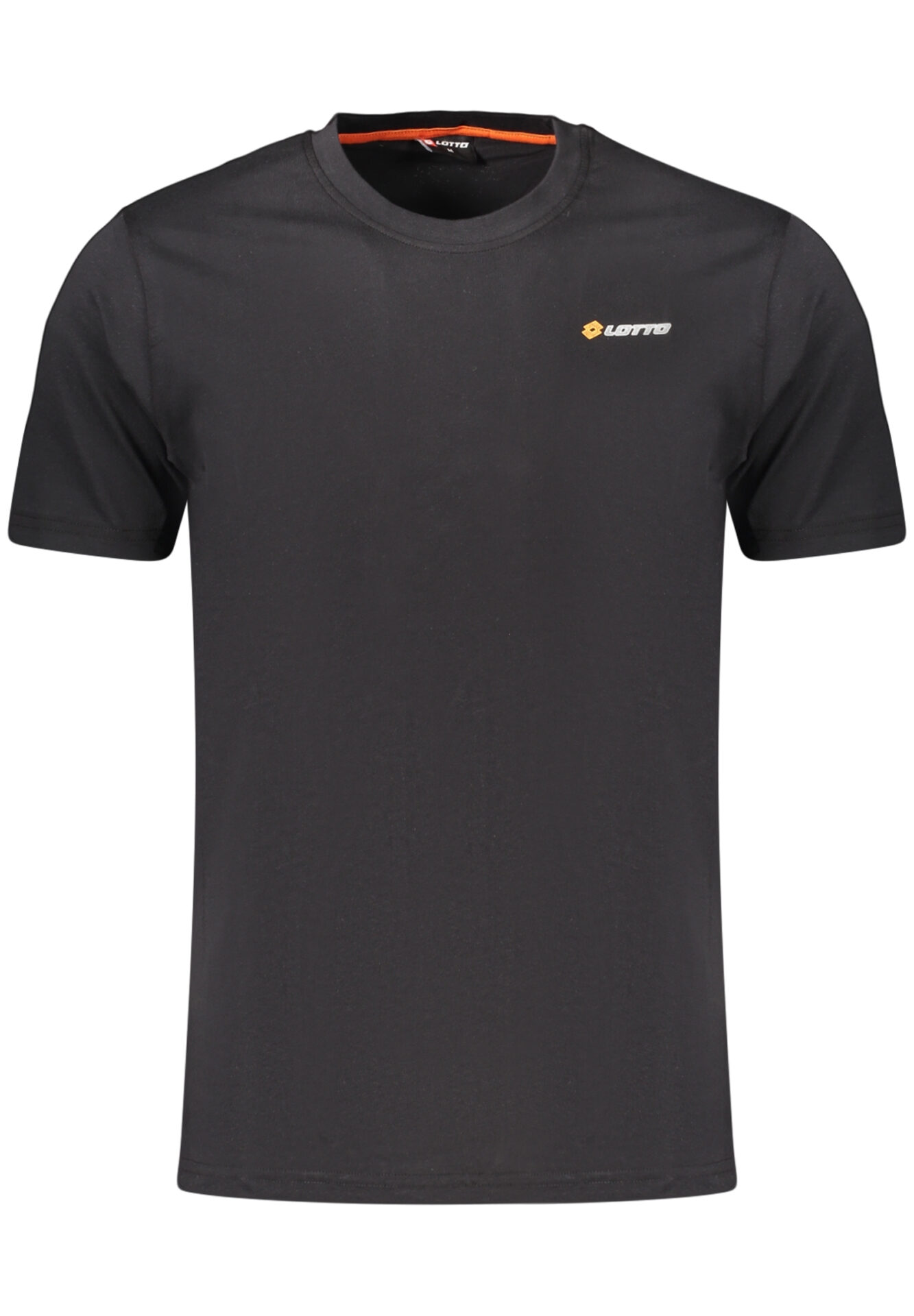 LOTTO MEN'S BLACK SHORT-SLEEVED T-SHIRT
