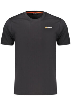 LOTTO MEN'S BLACK SHORT-SLEEVED T-SHIRT
