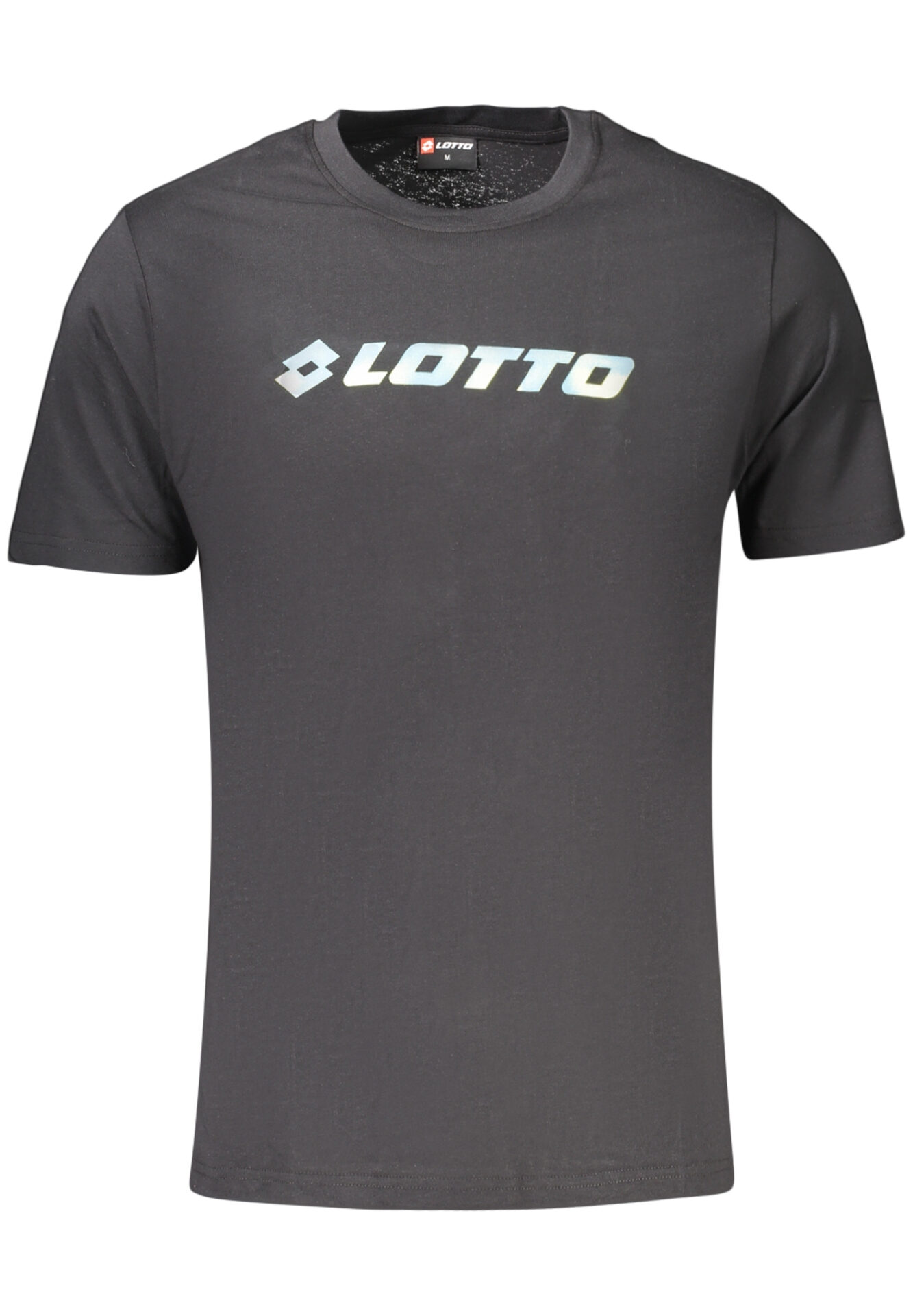 LOTTO MEN'S BLACK SHORT-SLEEVED T-SHIRT