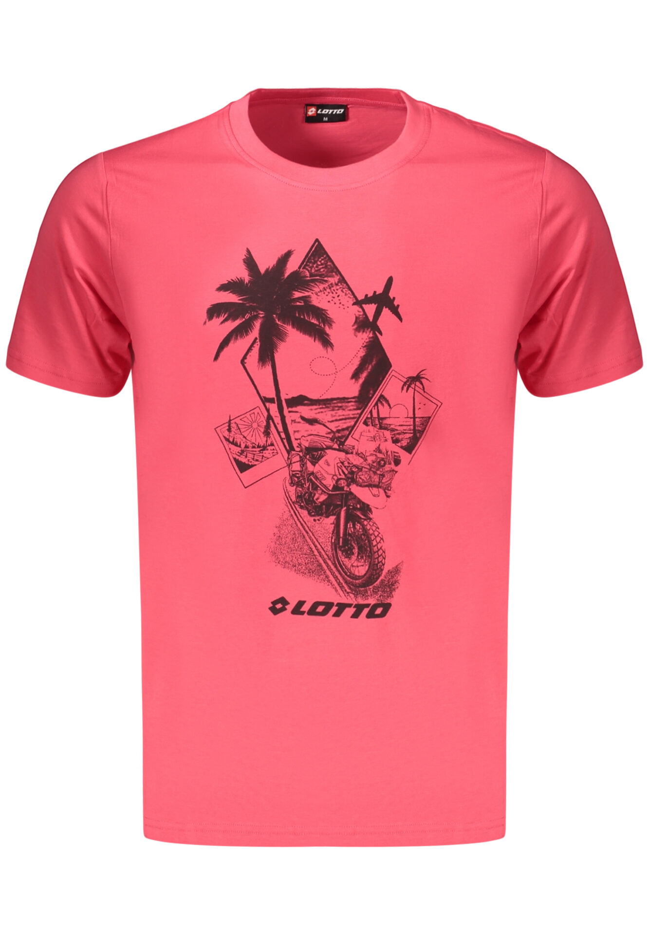 LOTTO MEN'S RED SHORT-SLEEVE T-SHIRT