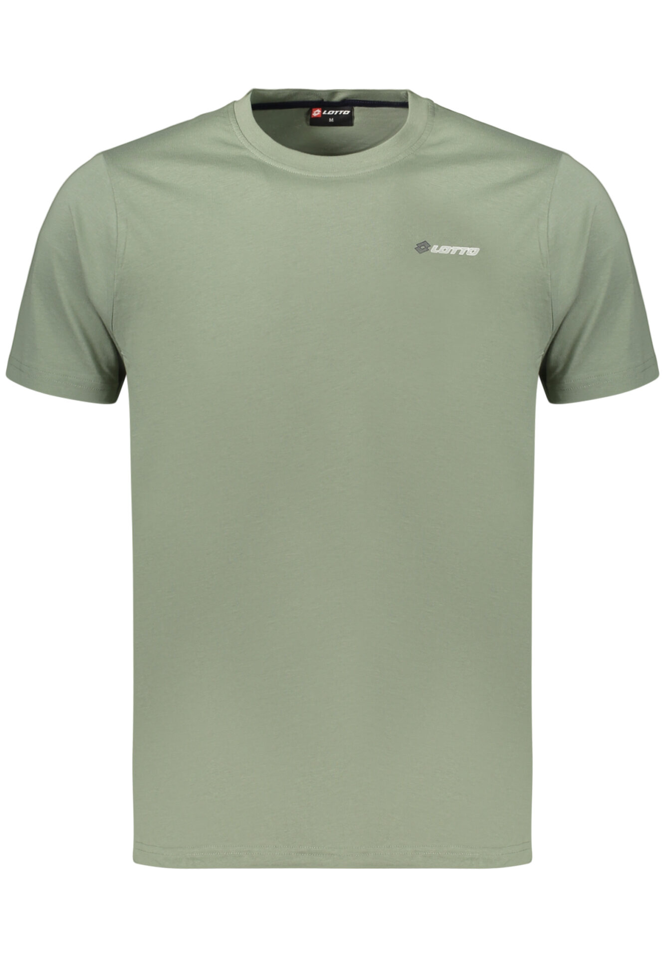 LOTTO MEN'S SHORT-SLEEVED GREEN T-SHIRT