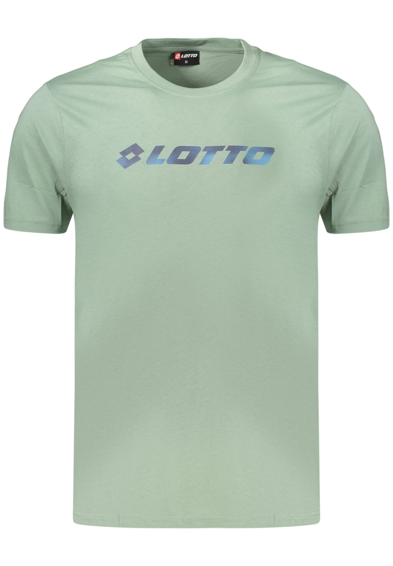 LOTTO MEN'S SHORT-SLEEVED GREEN T-SHIRT