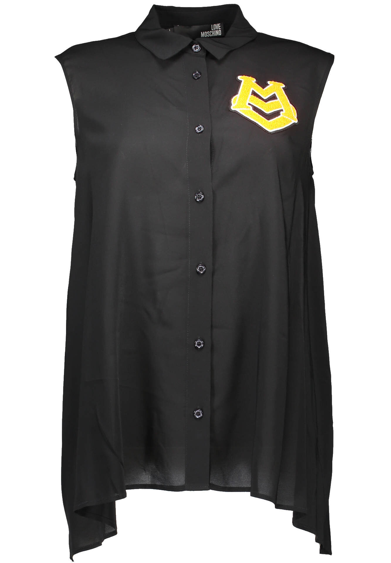 LOVE MOSCHINO SHIRT WITHOUT SLEEVES WOMAN BLACK