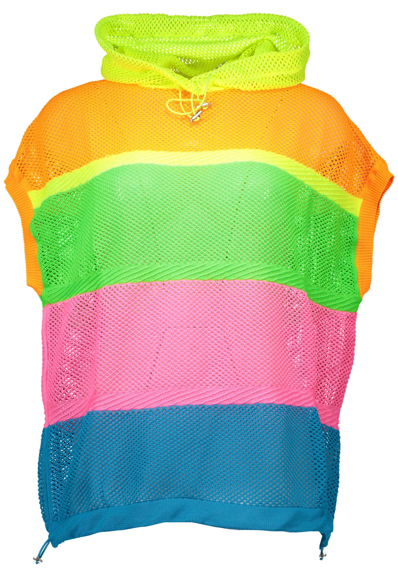 LOVE MOSCHINO MULTICOLORED WOMAN SWEATER