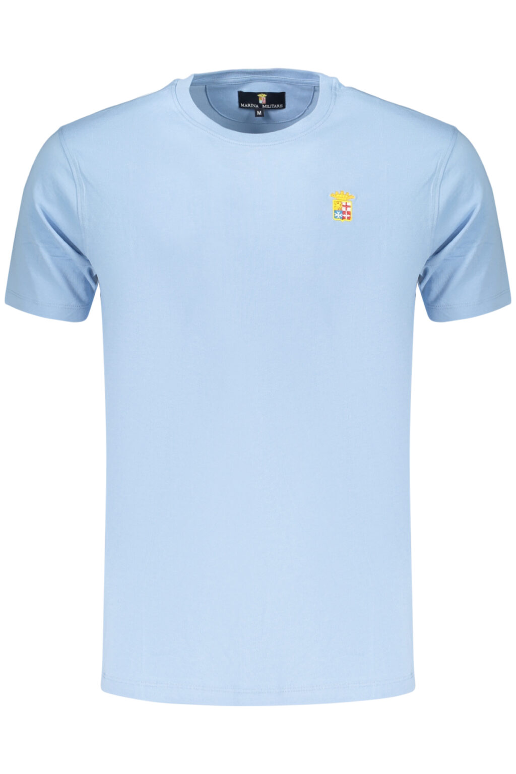 marinamilitaret-shirtmanichecorteuomoazzurro_1 NAVY NAVY vyriški marškinėliai trumpomis rankovėmis, šviesiai mėlyni
