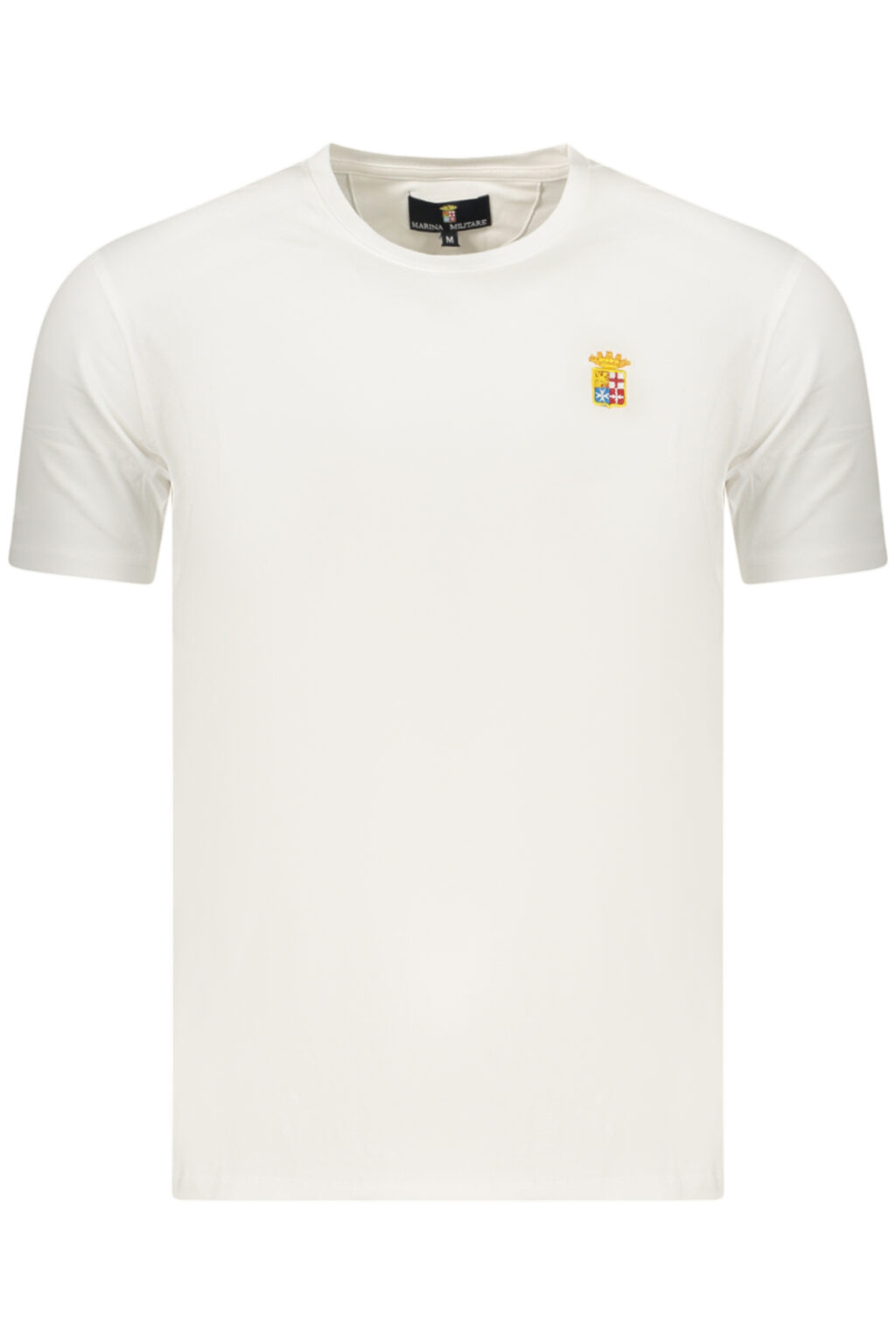 marinamilitaret-shirtmanichecorteuomobianco_1 NAVY vyriški marškinėliai trumpomis rankovėmis, balti