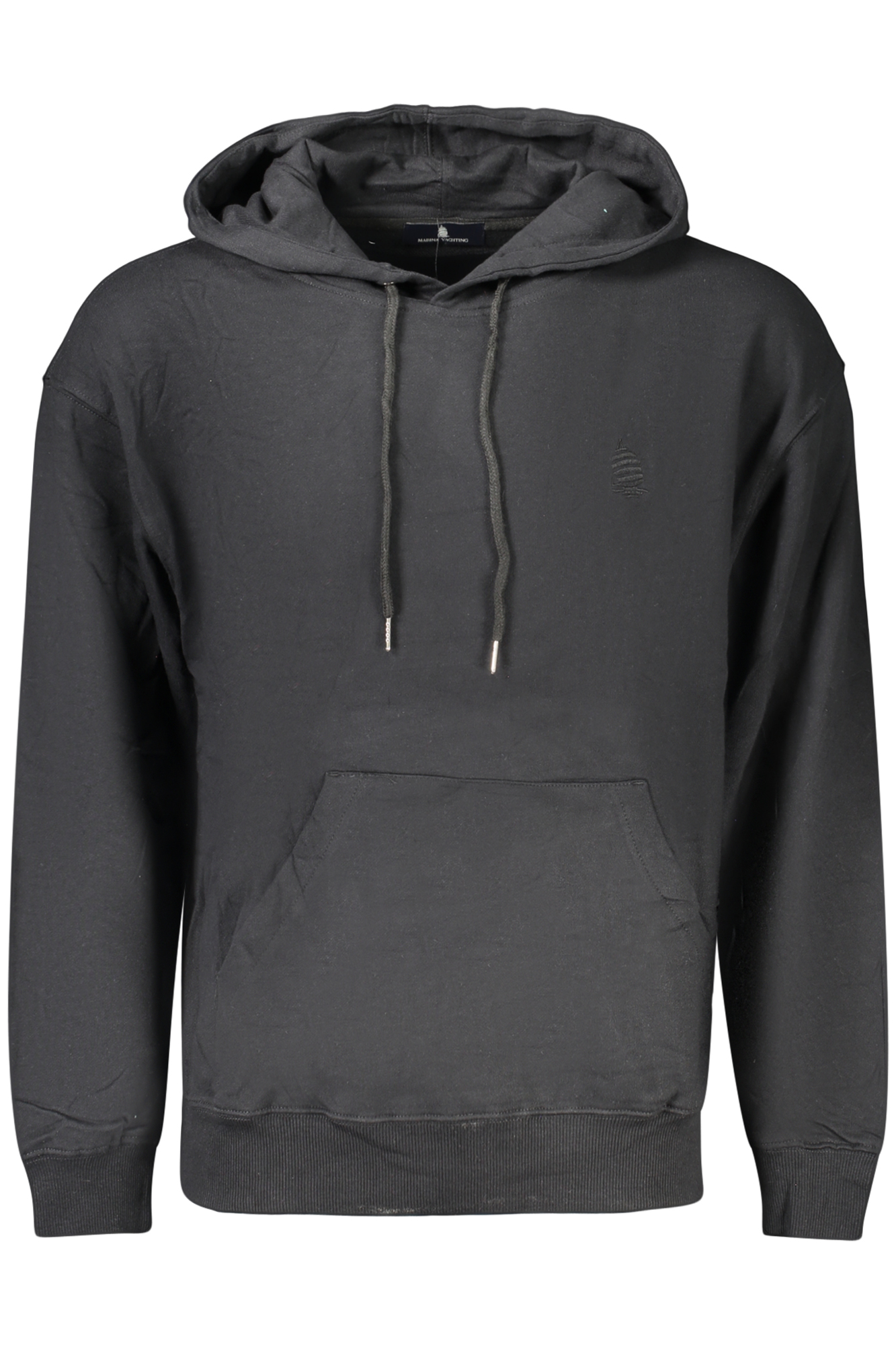 MARINA YACHTING MEN'S BLACK ZIP-UP SWEATSHIRT MARINA YACHTING MEN'S BLACK ZIP-UP SWEATSHIRT