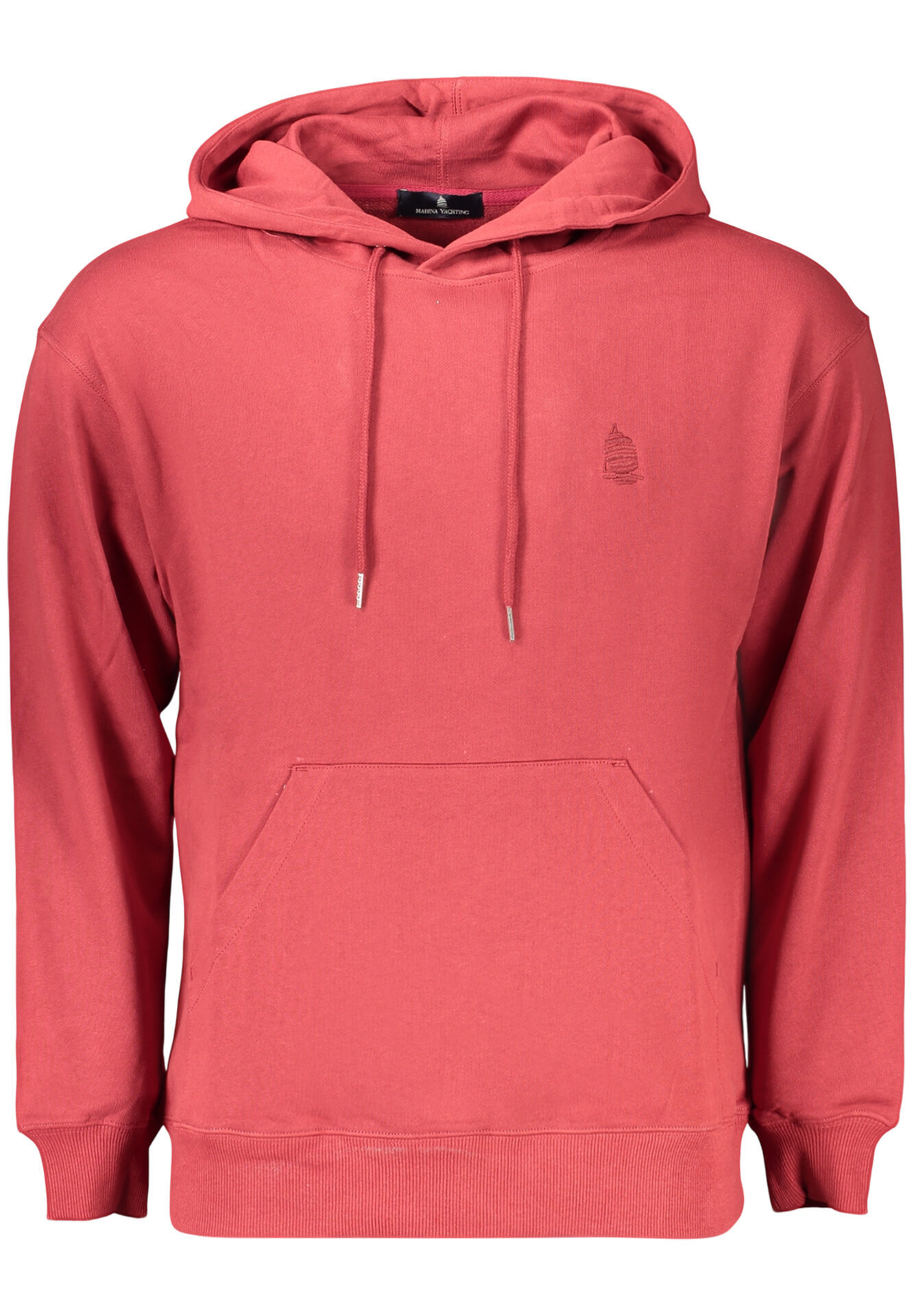 MARINA YACHTING MEN'S RED ZIP-UP SWEATSHIRT