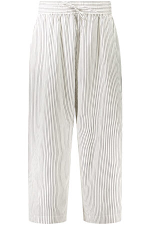 MAXMARA WOMEN'S WHITE TROUSERS