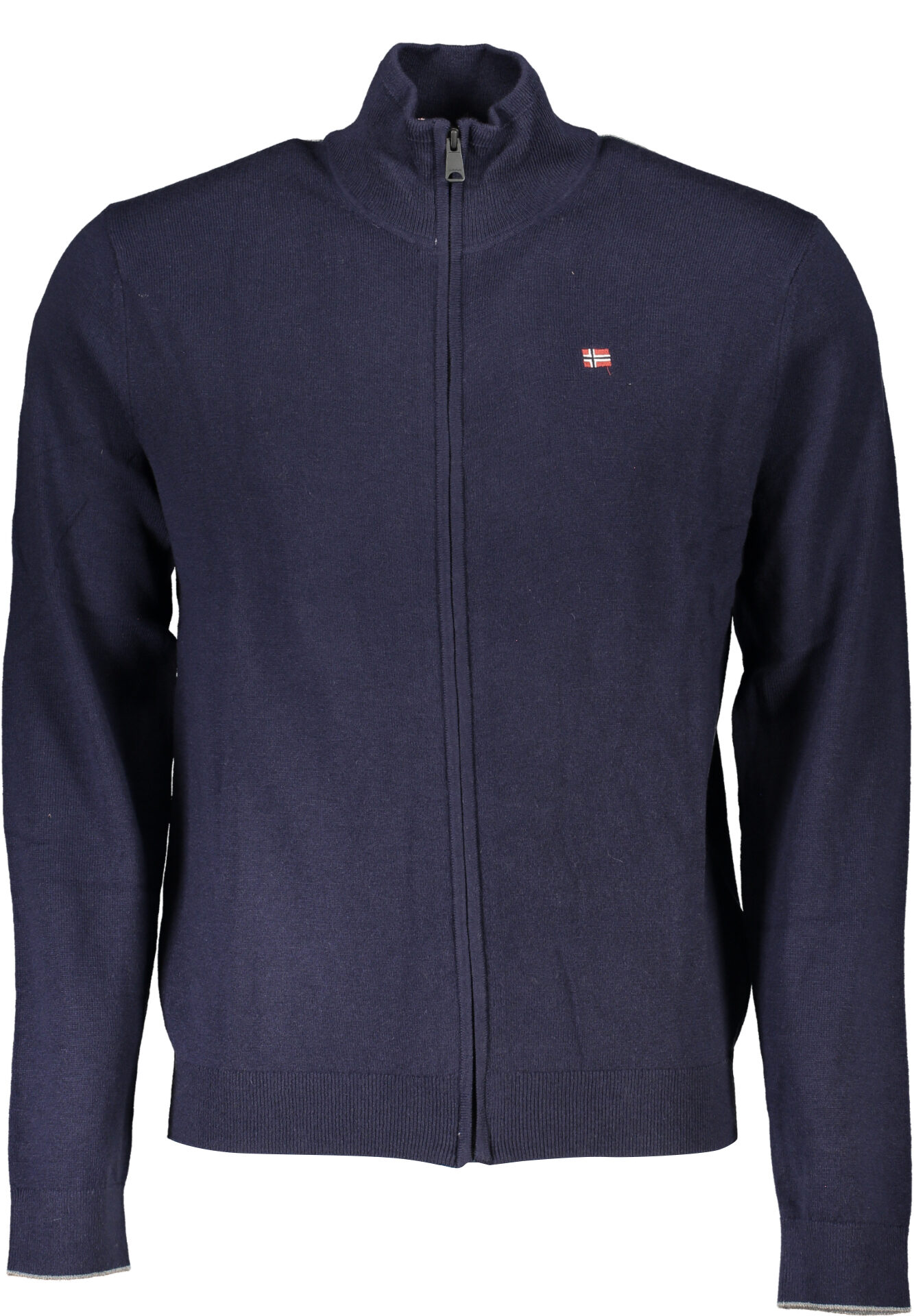 NAPAPIJRI MEN'S BLUE CARDIGAN