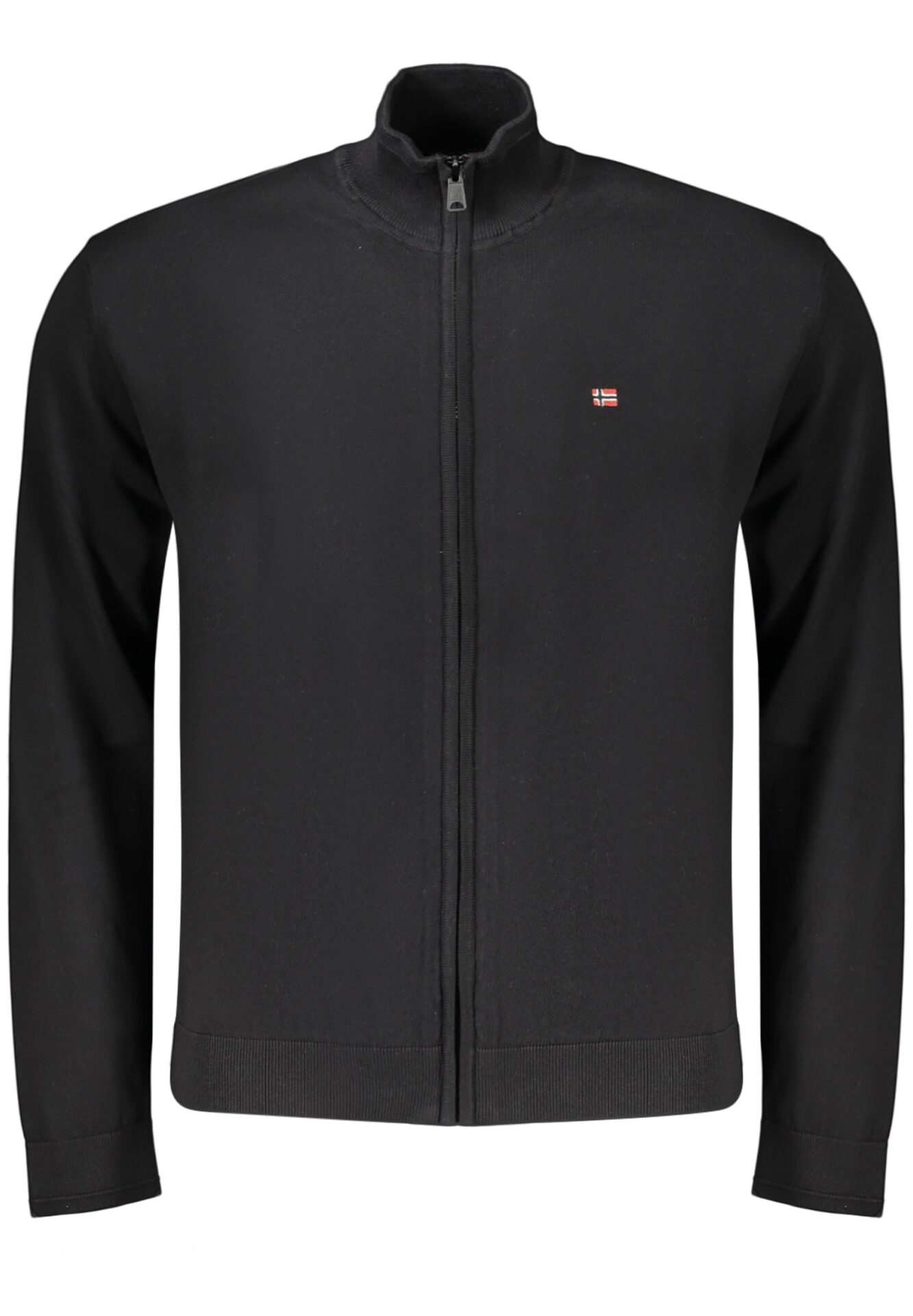 NAPAPIJRI MEN'S BLACK CARDIGAN