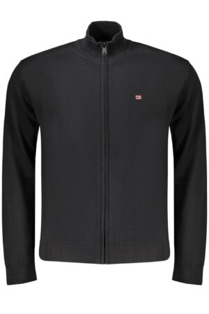 NAPAPIJRI MEN'S BLACK CARDIGAN