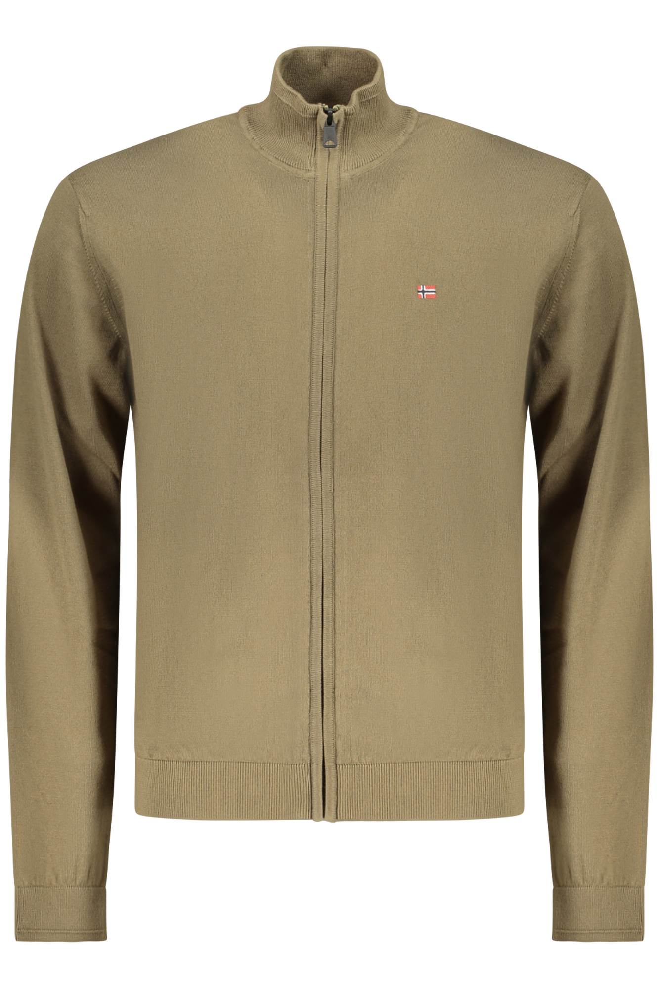 NAPAPIJRI MEN'S GREEN CARDIGAN NAPAPIJRI MEN'S GREEN CARDIGAN