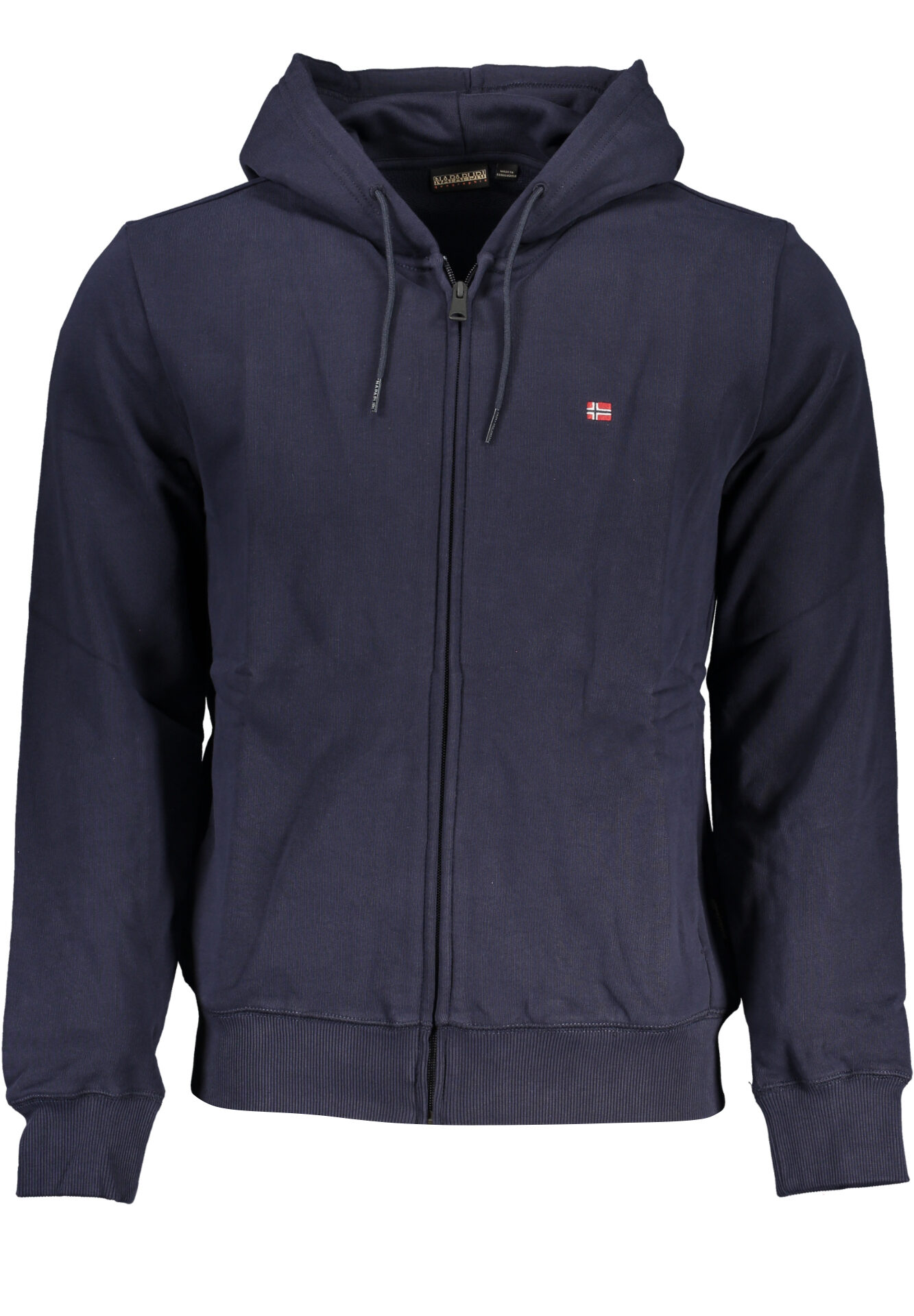 NAPAPIJRI MEN'S BLUE ZIP SWEATSHIRT