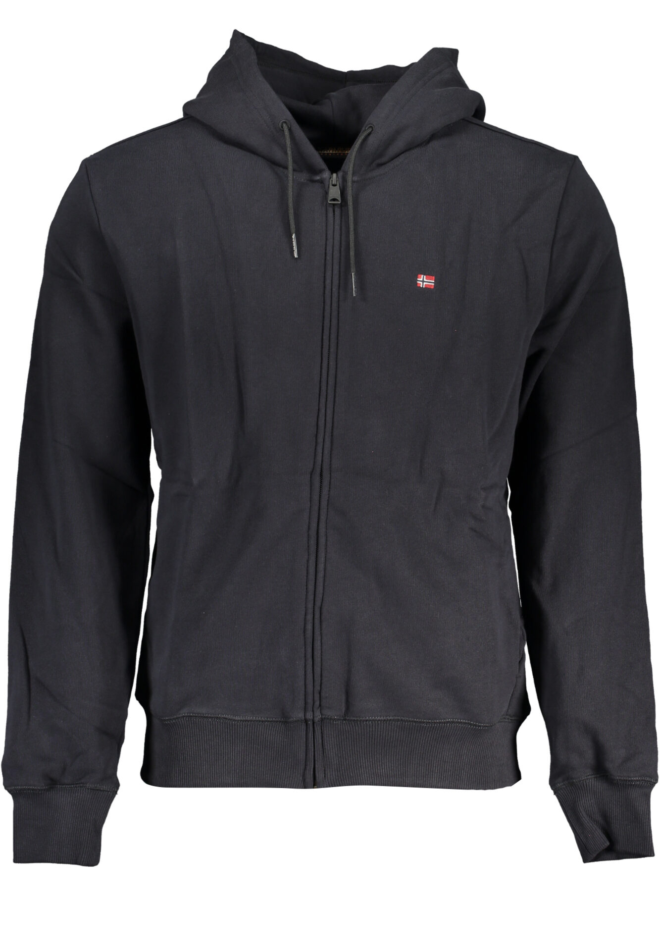 NAPAPIJRI MEN'S BLACK ZIP SWEATSHIRT