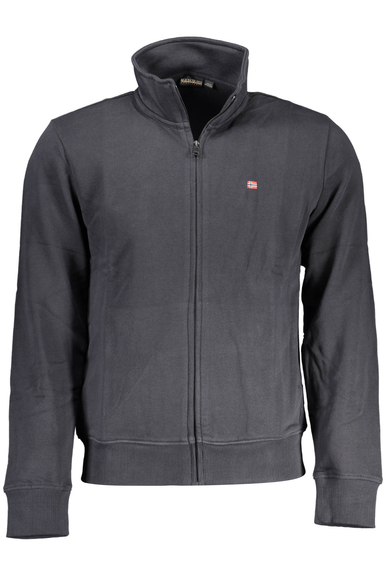 NAPAPIJRI MEN'S ZIP-UP SWEATSHIRT BLACK NAPAPIJRI MEN'S ZIP-UP SWEATSHIRT BLACK