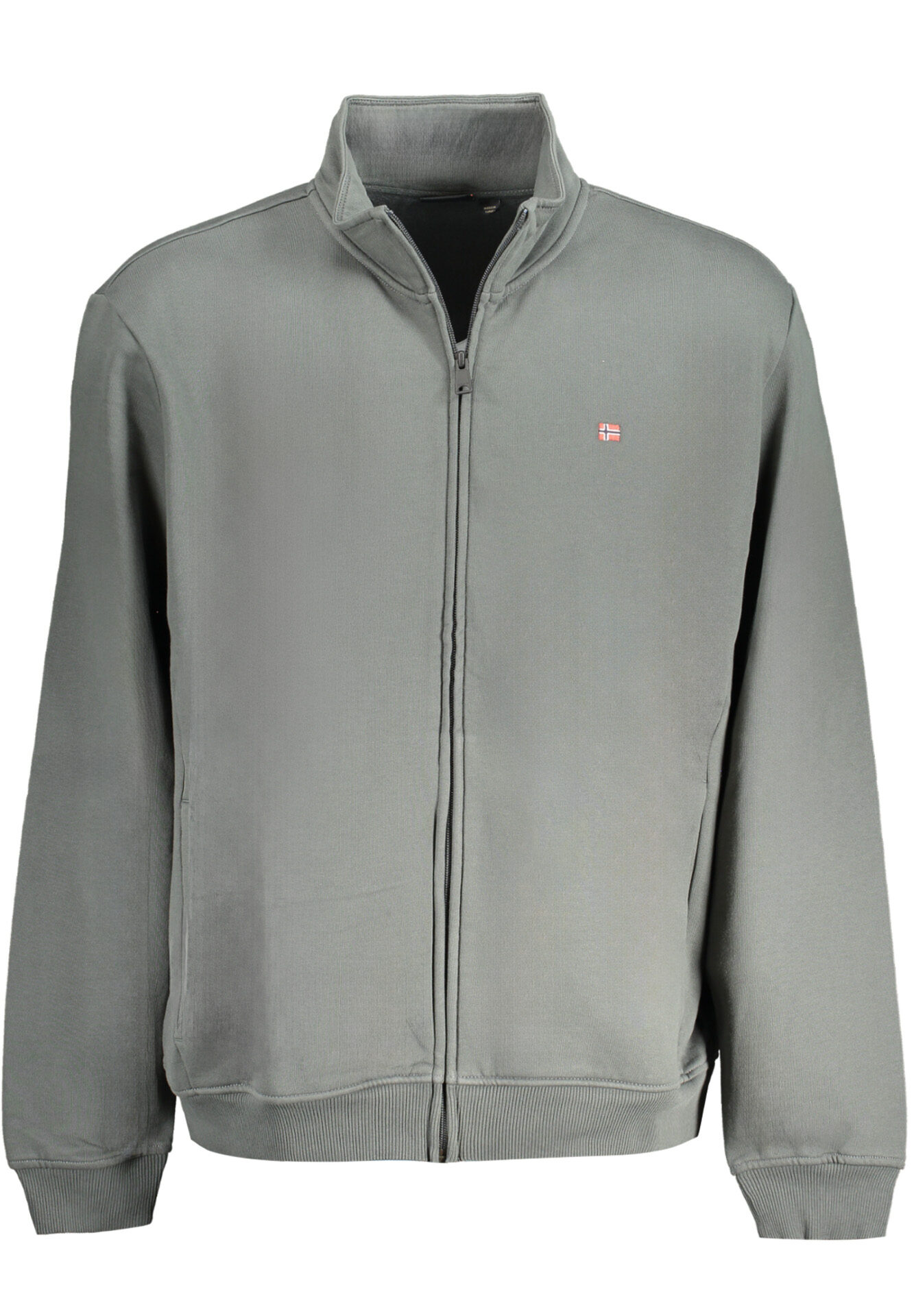 NAPAPIJRI MEN'S ZIP-UP SWEATSHIRT GREEN