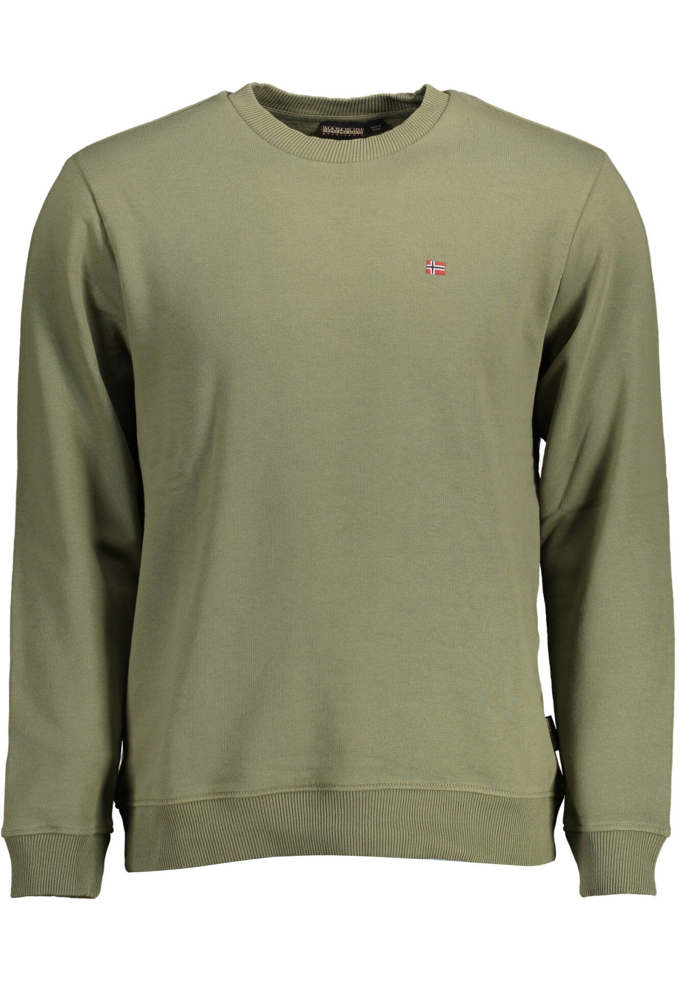 NAPAPIJRI SWEATSHIRT WITHOUT ZIP MAN GREEN
