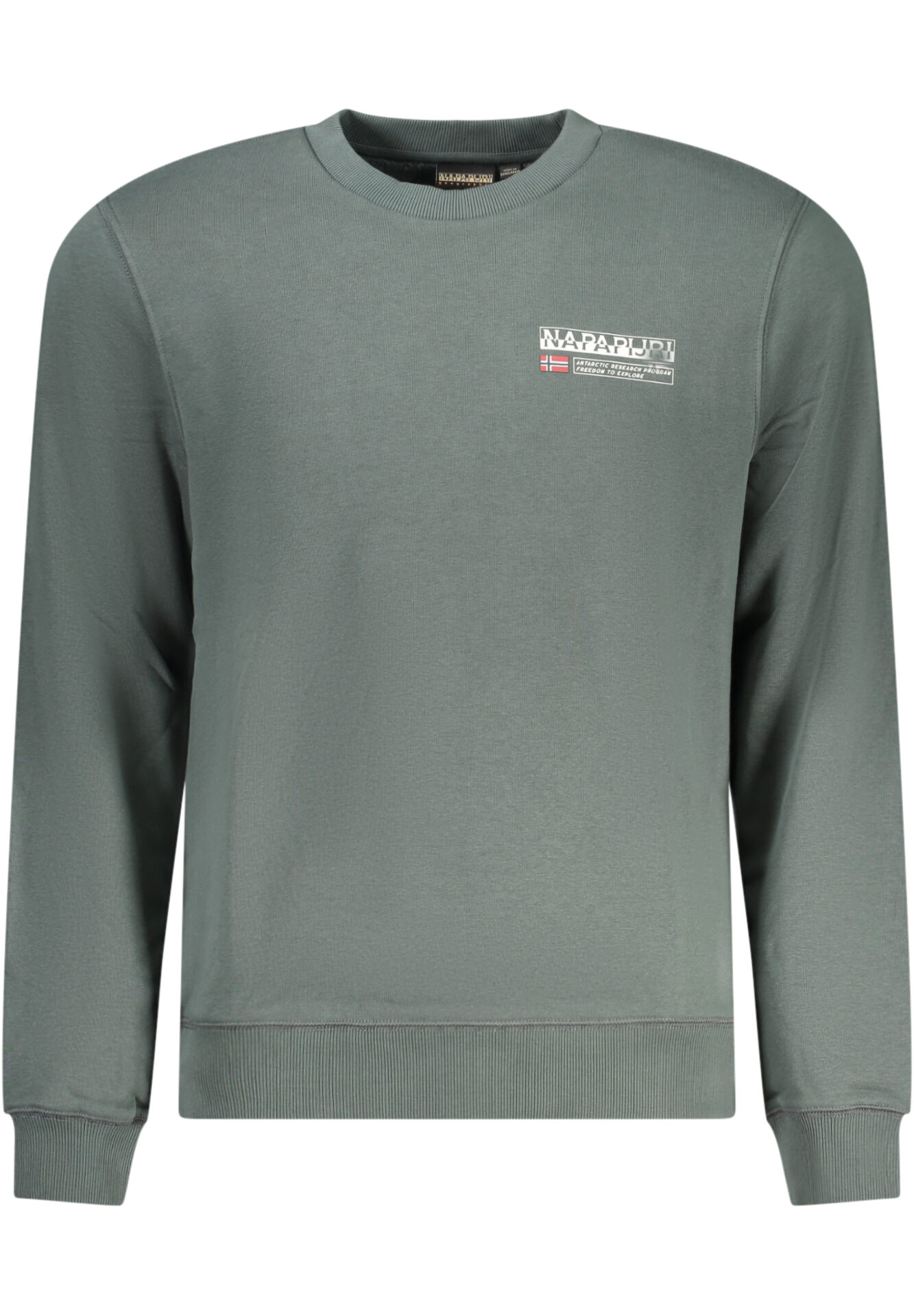 NAPAPIJRI SWEATSHIRT WITHOUT ZIP MEN GREEN