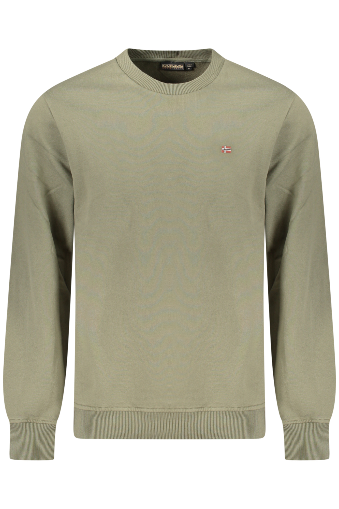 NAPAPIJRI MEN'S ZIP-UP SWEATSHIRT, GREEN NAPAPIJRI MEN'S ZIP-UP SWEATSHIRT, GREEN