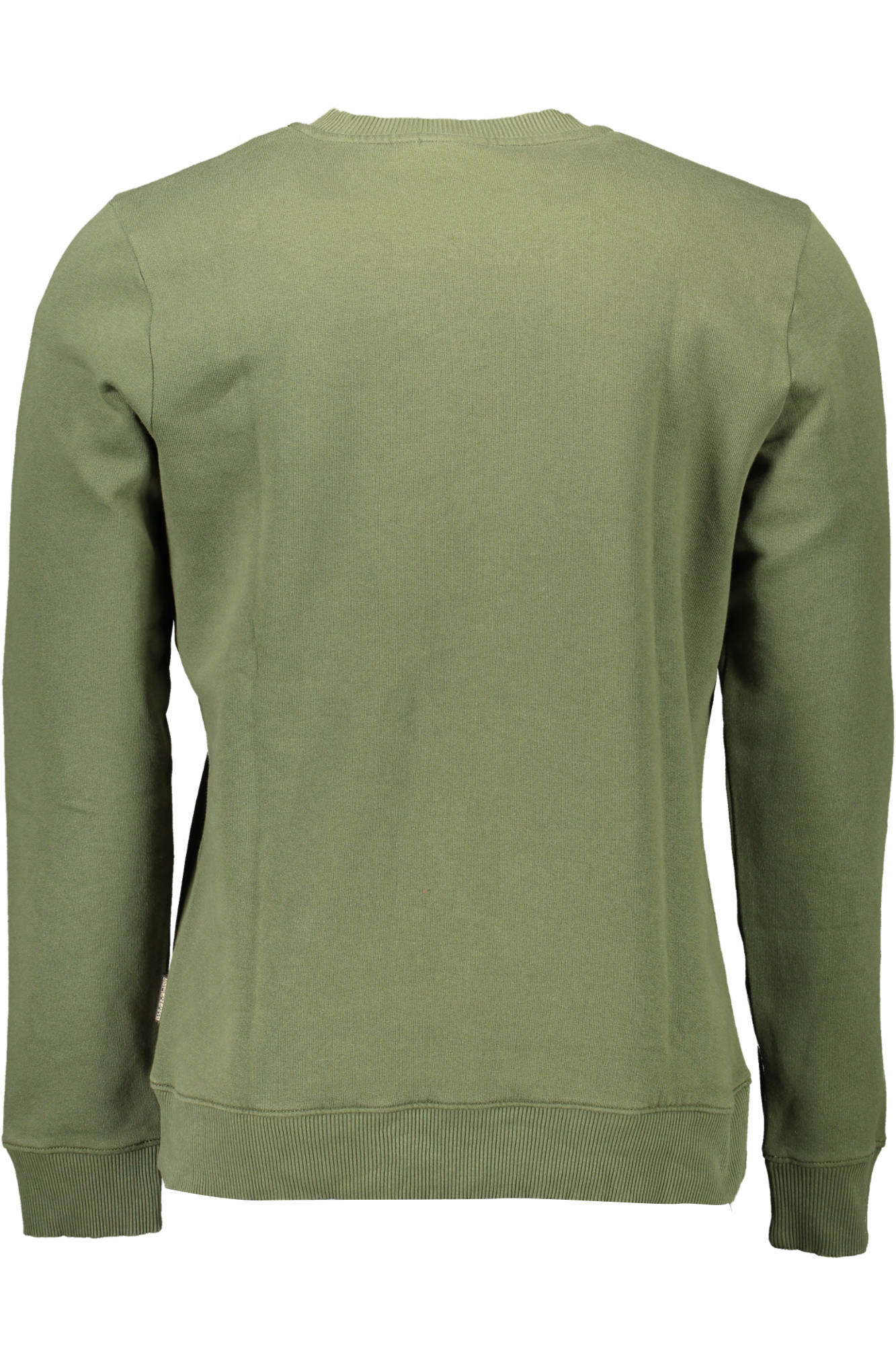 NAPAPIJRI GREEN MEN'S ZIPLESS SWEATSHIRT NAPAPIJRI GREEN MEN'S ZIPLESS SWEATSHIRT - Image 2