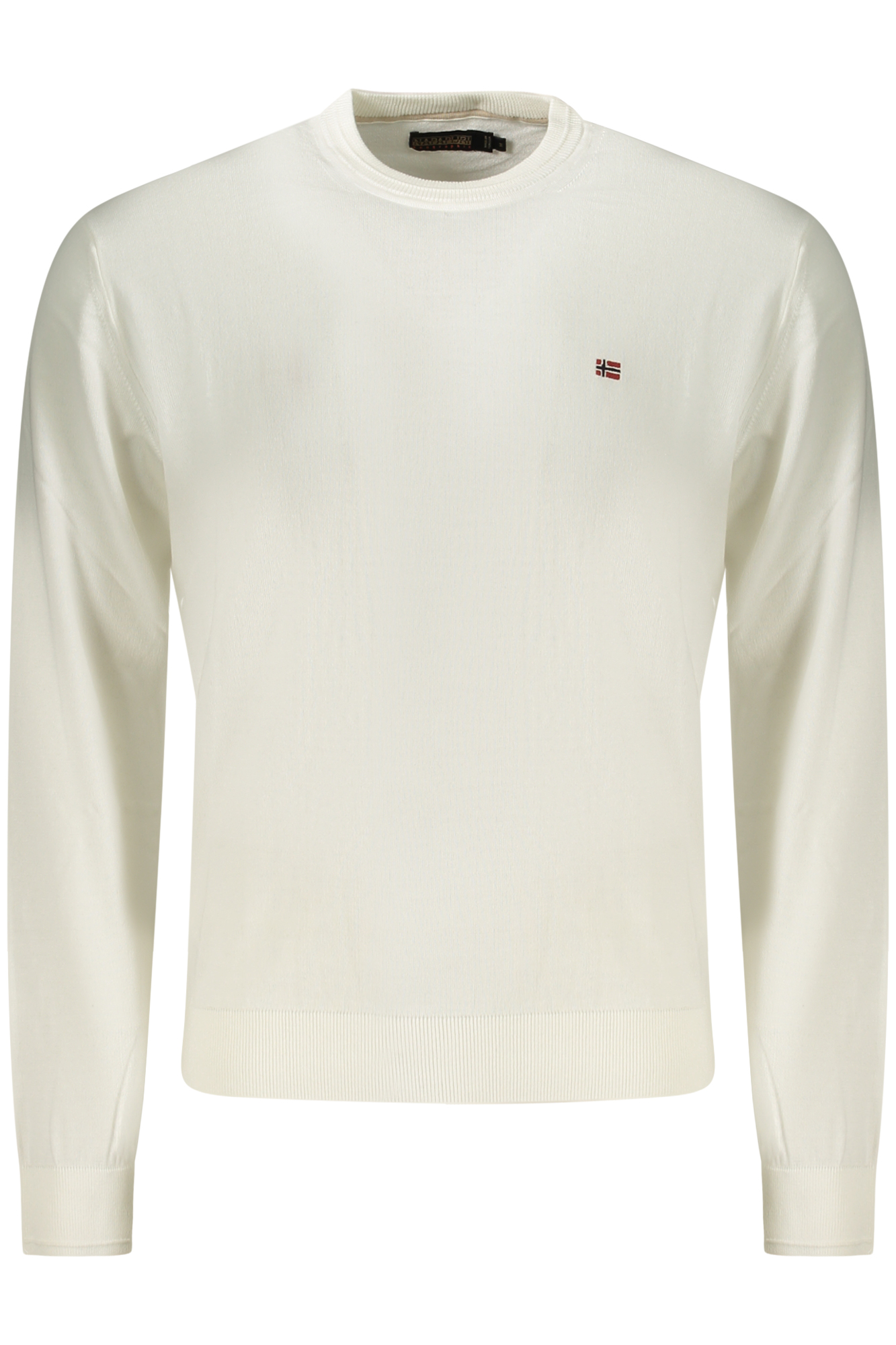 NAPAPIJRI MEN'S WHITE SWEATER NAPAPIJRI MEN'S WHITE SWEATER