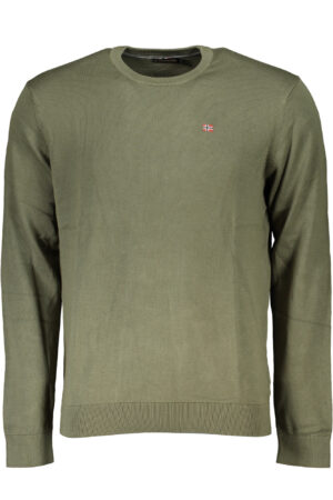 NAPAPIJRI GREEN MEN'S SWEATER