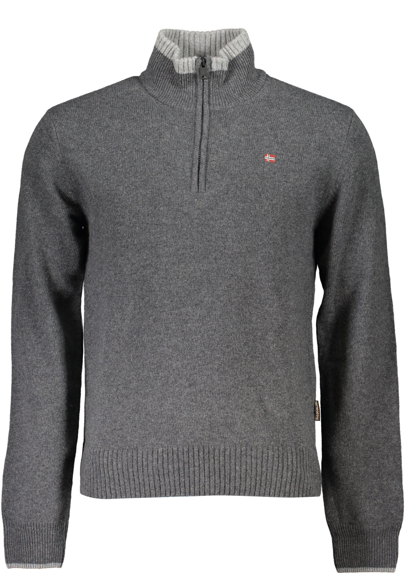 NAPAPIJRI MEN'S GRAY SWEATER